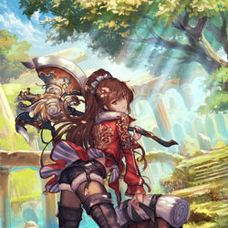 This is a pixiv picture whose title is 【ロマンシング サガ リ・ユニバース】エレン.