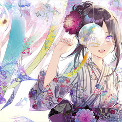 This is a pixiv picture whose title is 夏の終わりと君の涙.