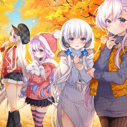 This is a pixiv picture whose title is 誰とデートする？.