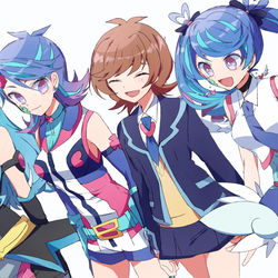 This is a pixiv picture whose title is 葵ちゃんズ.