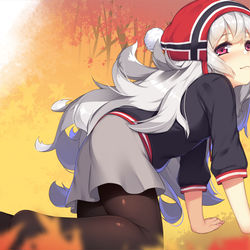 This is a pixiv picture whose title is ツェッペリンちゃん私服～.