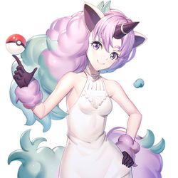 This is a pixiv picture whose title is ポニータ.