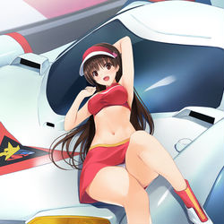 This is a pixiv picture whose title is サイバーフォーミュラ.