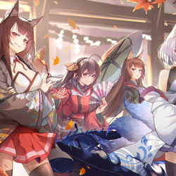 This is a pixiv picture whose title is 【秋季】.