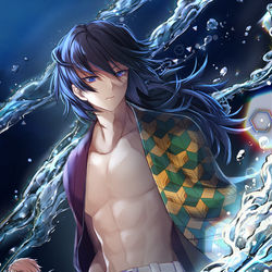 This is a pixiv picture whose title is 義勇さん.