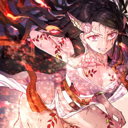 This is a pixiv picture whose title is 竈門禰豆子.