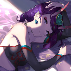 This is a pixiv picture whose title is キャスター酒呑.