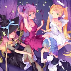 This is a pixiv picture whose title is フレンズハロウィン.