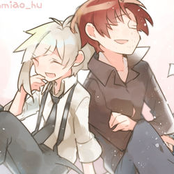 This is a pixiv picture whose title is 【腐】文スト⑱【敦受】.