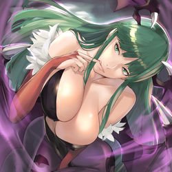 This is a pixiv picture whose title is Morrigan Aensland.