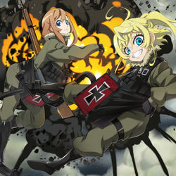 This is a pixiv picture whose title is 航空魔導士.