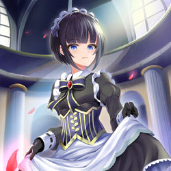This is a pixiv picture whose title is 白雪千夜.