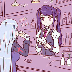 This is a pixiv picture whose title is ジルと416.