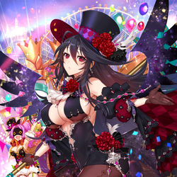 This is a pixiv picture whose title is 【刻のイシュタリア】狂宴先導の魔女ニーナ.