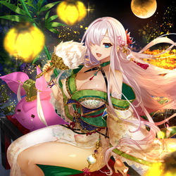 This is a pixiv picture whose title is 【刻のイシュタリア】射幸臥龍桜コウメイ(進化後).