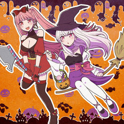 This is a pixiv picture whose title is ハロウィン/ドロベル.