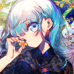 This is a pixiv picture whose title is 金木犀.