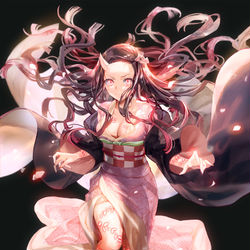 This is a pixiv picture whose title is 鬼.