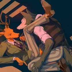 This is a pixiv picture whose title is BEASTARS.