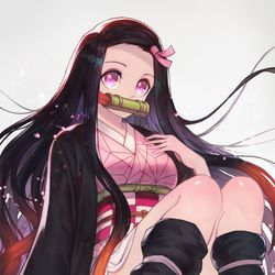 This is a pixiv picture whose title is 竈門禰豆子.
