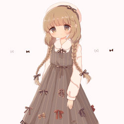 This is a pixiv picture whose title is 🎀.
