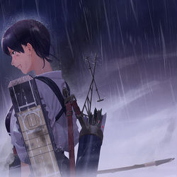This is a pixiv picture whose title is 必ず追いつくから.