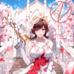 This is a pixiv picture whose title is ヴァイオレット.