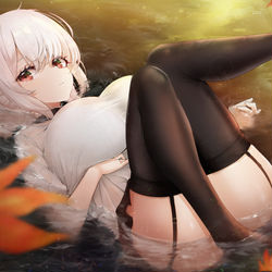 This is a pixiv picture whose title is シリアス.