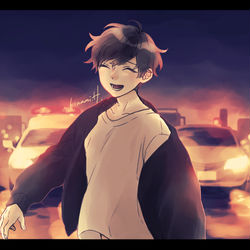 This is a pixiv picture whose title is ゲームオーバー.