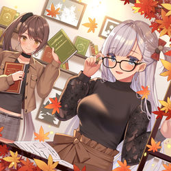 This is a pixiv picture whose title is 秋.