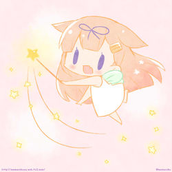 This is a pixiv picture whose title is ようせいさん！ぽいぬちゃん！.