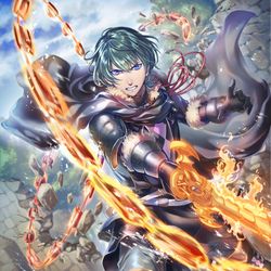 This is a pixiv picture whose title is 【FE0】元傭兵の教師 ベレト.