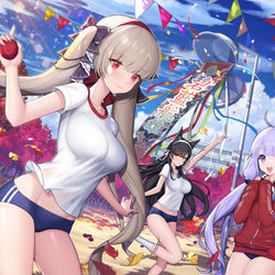 This is a pixiv picture whose title is 秋の運動会.