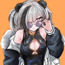 This is a pixiv picture whose title is Panda girl.