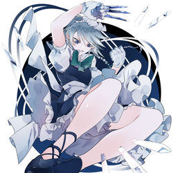 This is a pixiv picture whose title is 十六夜咲夜.