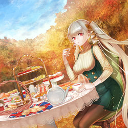 This is a pixiv picture whose title is お茶会フォーミダブル.