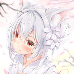 This is a pixiv picture whose title is 雪風とケッコン.