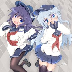 This is a pixiv picture whose title is ふたりは暁響マックスハート.