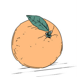 This is a pixiv picture whose title is オレンジ　スケッチ.