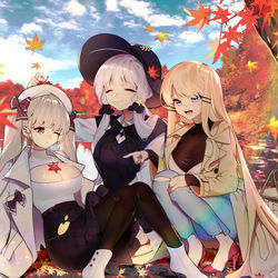This is a pixiv picture whose title is 🍁.