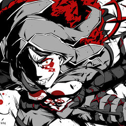 This is a pixiv picture whose title is 出会った瞬間殺しに掛かって来るタイプのオルタニキ.