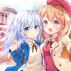 This is a pixiv picture whose title is 旅行.