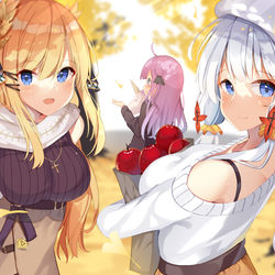 This is a pixiv picture whose title is 秋ですね.