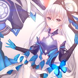 This is a pixiv picture whose title is NH4Cl.