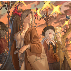 This is a pixiv picture whose title is 秋の課外授業.