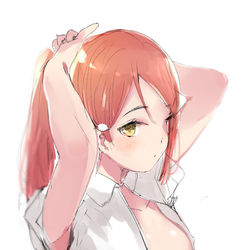 This is a pixiv picture whose title is 梨子ちゃん.