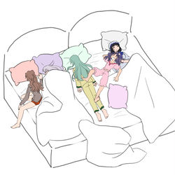 This is a pixiv picture whose title is ロゼリアお泊り（レディシャ104回より）.