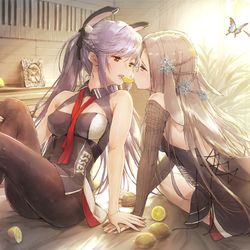 This is a pixiv picture whose title is レモンは秋の季語ですよ先輩.
