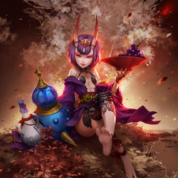 This is a pixiv picture whose title is しゅてんどうじ酒吞童子 color ver..