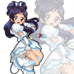 This is a pixiv picture whose title is キュアホワイト.